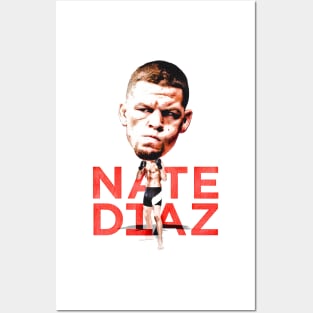 Nate Diaz Bobblehead Cartoon Posters and Art